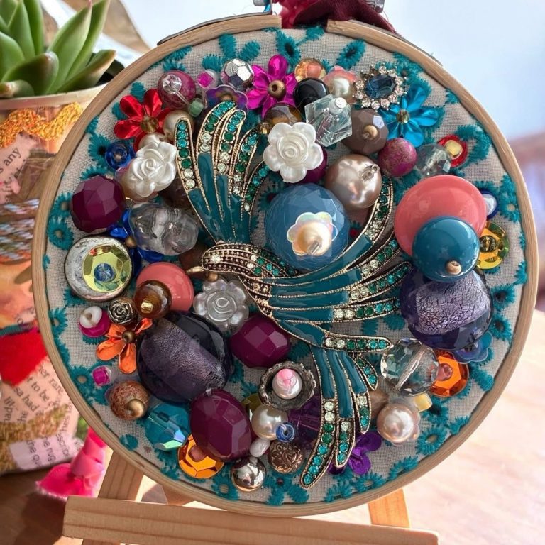 Bead Embroidery Experience- Elements Glass, Curborough Sat 1st Nov 10.30-2.30pm
