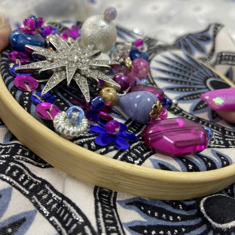 Bead Embroidery- Online Tutorial plus Kit Options