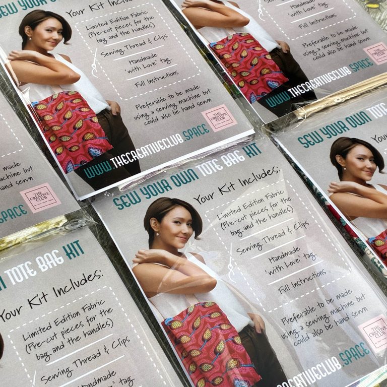 Sew your Own Basic Tote Bag Kit with free Video Tutorial