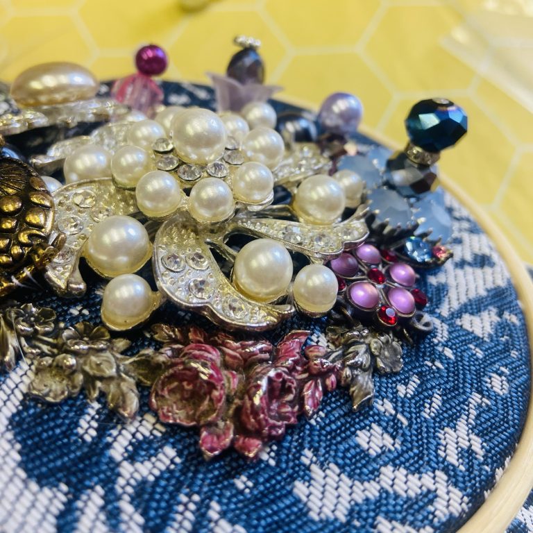 Bead Embroidery Experience at The Little Vintage Tearoom, Spode Museum, Stoke- Sun 2nd Aug 12-4pm