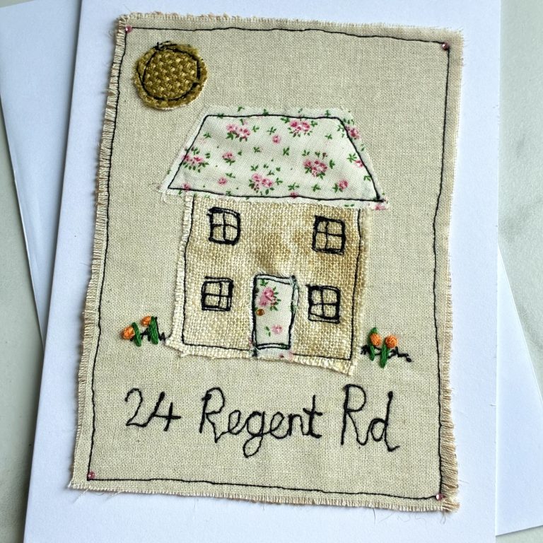 Handmade Personalised New Home Card