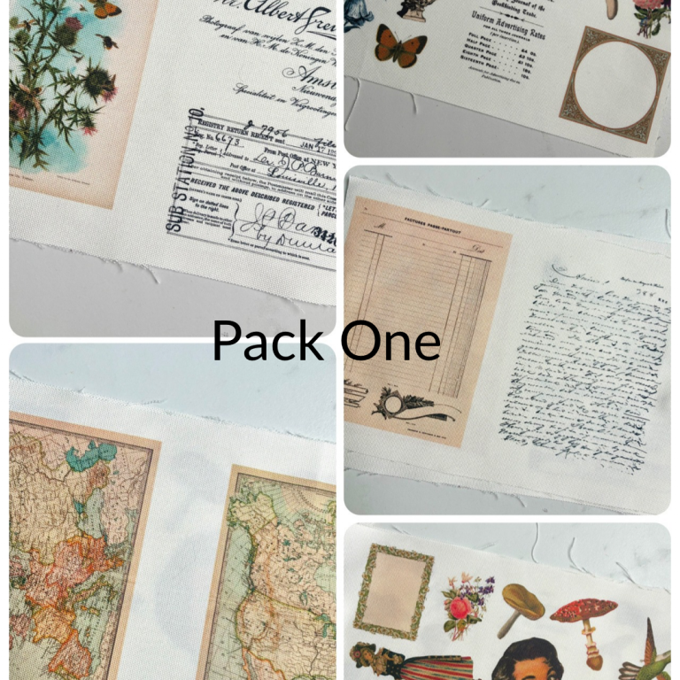 Vintage Cloth Images for Fabric Journals and Slow Stitch Projects