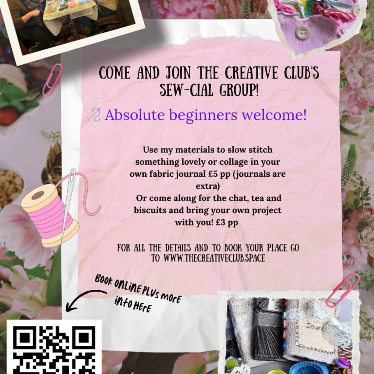 Sewcial Club at Biddulph Library- Sat 5th Sept- 10-12pm
